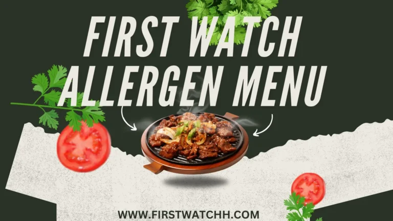 Discover First Watch Allergen Menu 2025 | Guide to Safe Food 5 First Watch Allergen Menu